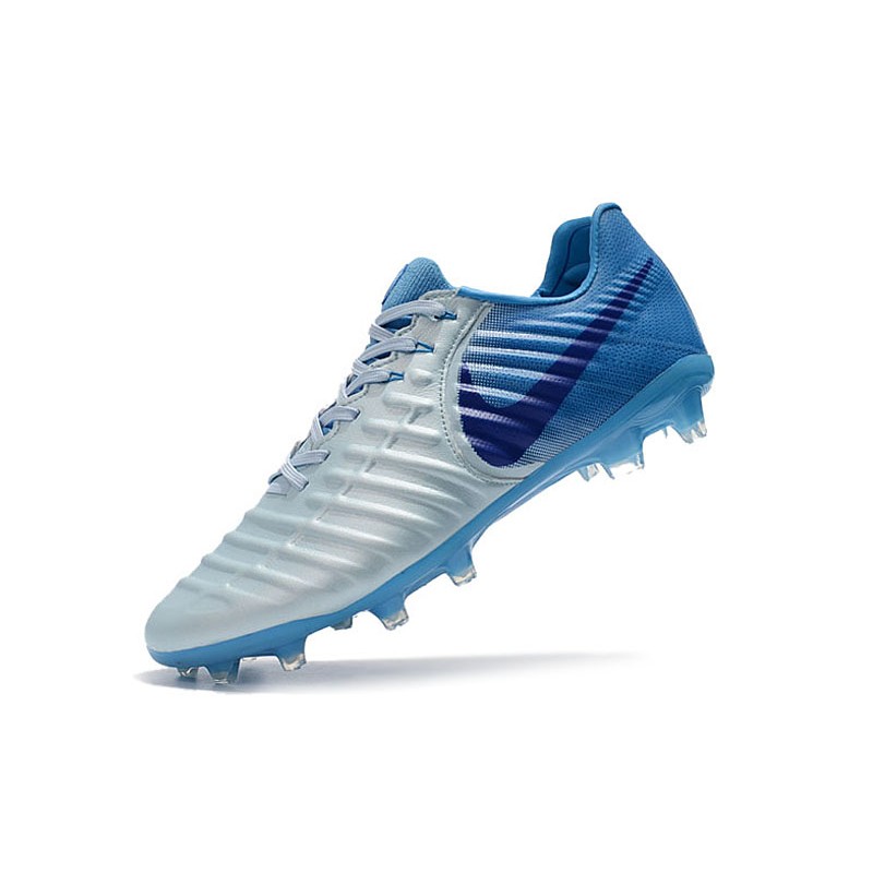 Nike Tiempo Legend VII FG stříbrný Modrý